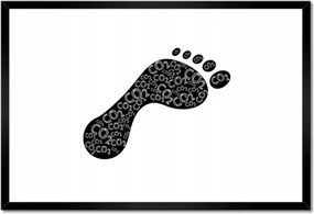 Poszterek keretben 60x40 Szénlábnyom CO2 Ökológia