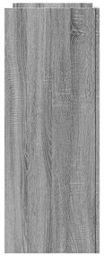 szürke sonoma színű szerelt fa tálalóasztal 100x35x90 cm