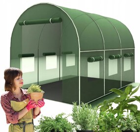 Megerősített kerti fóliasátor PRÉMIUM 2 × 3 m + AJÁNDÉK