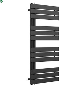 Solaro Design törölközőszárító radiátor 1200x500 mm fekete