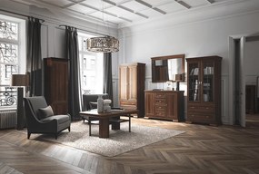 vitrines szekrény billenőajtós bárszekrénnyel, samoa king, KORA KK6