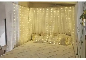 LED Kültéri karácsonyi lánc 400xLED/8 funkció 7,9 m IP44 meleg fehér