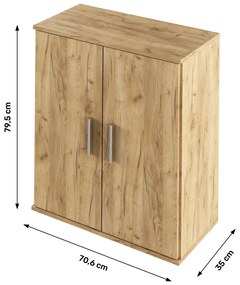 RESITA TYP 1 szekrény, tölgyfa artisan