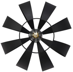 Csillár zsinóron NEWTON 1xE27/15W/230V fekete