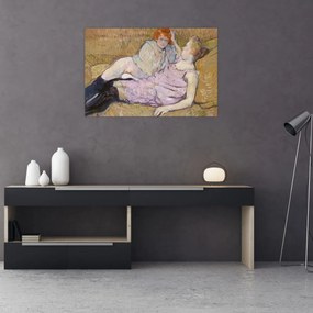 Kép - Henri de Toulouse-Lautrec, The Sofa, reprodukciók (90x60 cm)