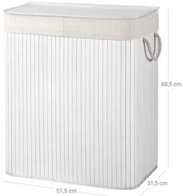 GUS fehér szennyeskosár