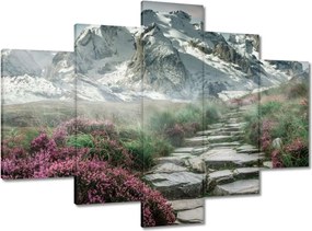 Festmények 150x105 Hegyi kilátás Tájkép Köd