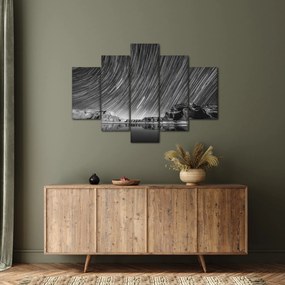 Fekete-fehér kép egy csillagos ég (150x105 cm)