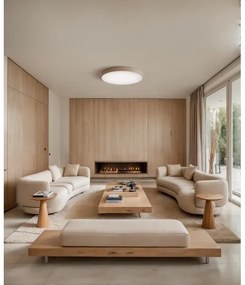 Brilagi - Mennyezeti lámpa CLARE 6xE27/24W/230V átm. 80 cm bézs