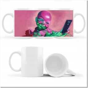 Graffiti fényképes bögre Utcaművészet