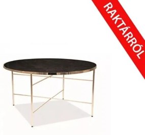 Ibiza B dohányzóasztal 80cm Márvány - Arany