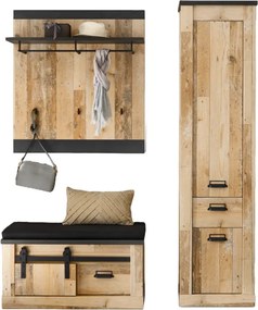 Sherwood 2 előszoba szett antik tölgy/antracit