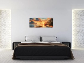 Kép - Kilátás a partról (120x50 cm)