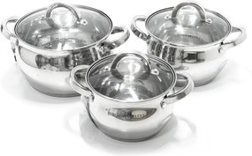 Berghome nemesacél edénykészlet, 6 részes (BL-1347)