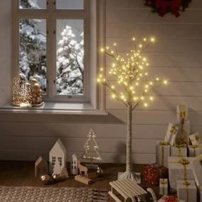 120 LED-es beltéri/kültéri meleg fehér fűz karácsonyfa 1,2 m