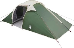 vidaXL Alagútsátor tetővel tárolóval Zöld 510 x 240 x 156 cm taft