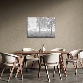Kép - rét szarvasokkal (70x50 cm)