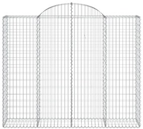 20 db íves horganyzott vas gabion kosár 200x50x160/180 cm
