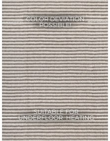 Szürke-krémszínű futószőnyeg 80x240 cm Perles Dolomite – Elle Decoration