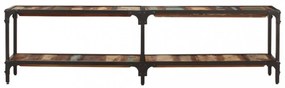 tömör újrahasznosított fa TV-szekrény 150x30x41 cm