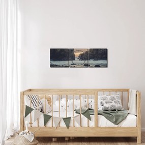 Kép - Szürkületkor (órával) (90x30 cm)