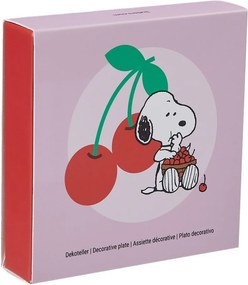 PEANUTS kerek tálka Ø 10,3 cm , Snoopy cseresznye