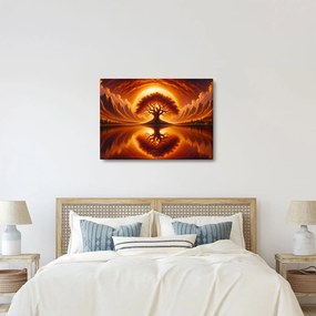 Kép – Fa a véres napban (70x50 cm)