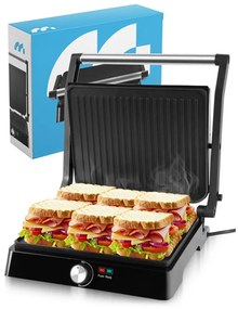 Kihúzható XXL, elektromos, kontakt grill szendvicssütő és Panini sütő, 2200W, SM3000W