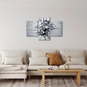 3D absztrakciós kép (90x60 cm)