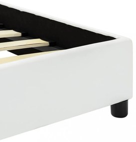 vidaXL fehér műbőr ágykeret 160 x 200 cm