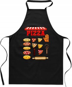 Konyhai kötény nyomtatás Pizzéria Olasz Pizza Ajándék Pizzerman