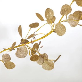 FLORISTA eukaliptusz girland gyöngyökkel, arany