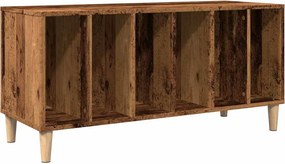 vidaXL antik fa színű szerelt fa hanglemezszekrény 100 x 38 x 48 cm