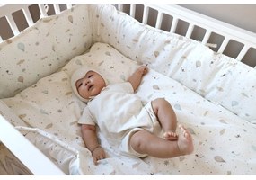 Elefántcsont színű bio pamut rácsvédő 365 cm Dreamland – Cam Cam Copenhagen