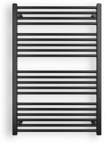 Ecoradco törölközőszárító radiátor 75 x 110 cm (Fekete)
