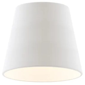 RENDL R13113 NIZZA lámpabúra, univerzális lámpaernyő Polycotton fehér/fehér PVC