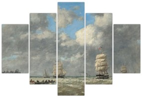 Kép - Eugène Boudin, Le Havre, reprodukciók (150x105 cm)