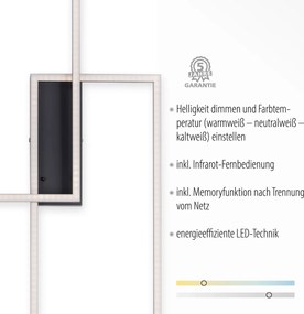 Paul Neuhaus modern mennyezeti lámpa iven fekete pln14140-18