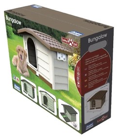 Kutyaház Bungalow zöld, 89 x 75 x 62 cm