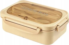 Verk 07270 Uzsonnásdoboz evőeszközzel 1000 ml, barna