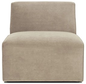 Sting bézs kordbársony középső kanapé modul - Scandic