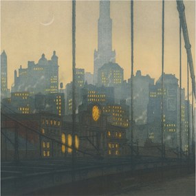 Stílusos Dekoratív Fotótapéta Flizelin Esti panoráma 250x250