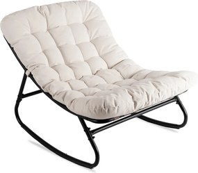 Hintaszék bézs színben AURORA