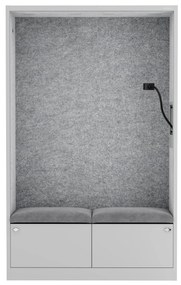 Sally korpus szary - siedzisko szary 1150 mm