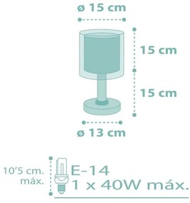 Dalber 41001H - Gyereklámpa DOTS 1xE14/40W/230V