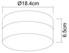 Globo 32111 - Fürdőszobai lámpa VRANOS 1xE27/60W/230V IP44