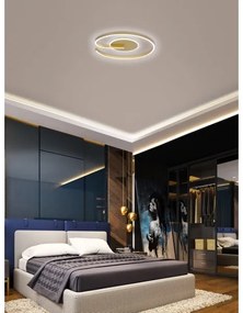 Brilagi -LED Fényerőszabályozható mennyezeti lámpatest SPIRAL LED/56W/230V 3000/4000/6000K+távirányító