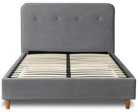 Egyszemélyes ágy 120 cm Dictador (sötétszürke) (ágyráccsal). Akció -14%. 1119047