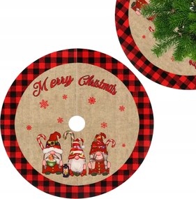 60cm-ES Karácsonyfa Szőnyeg Világító Szőnyeg Ajándék Szőnyeg Kerek Nagy