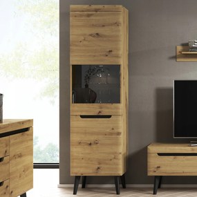 Komodee Modern magas vitrin Sudburry NWT53 Artisan tölgy